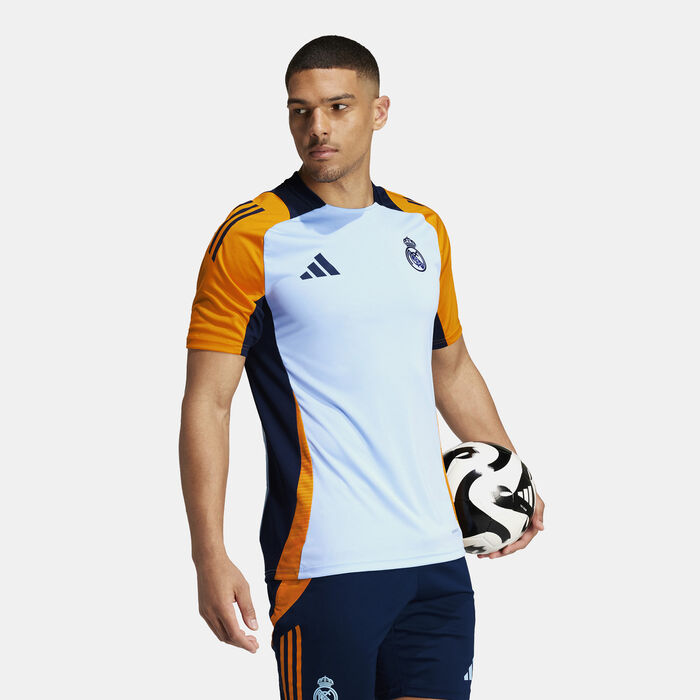 adidas Men's Real Madrid Tiro 24 Competition Training Football Top Blue adidas Men's Real Madrid Tiro 24 Competition Training Football Top Blue image number 2