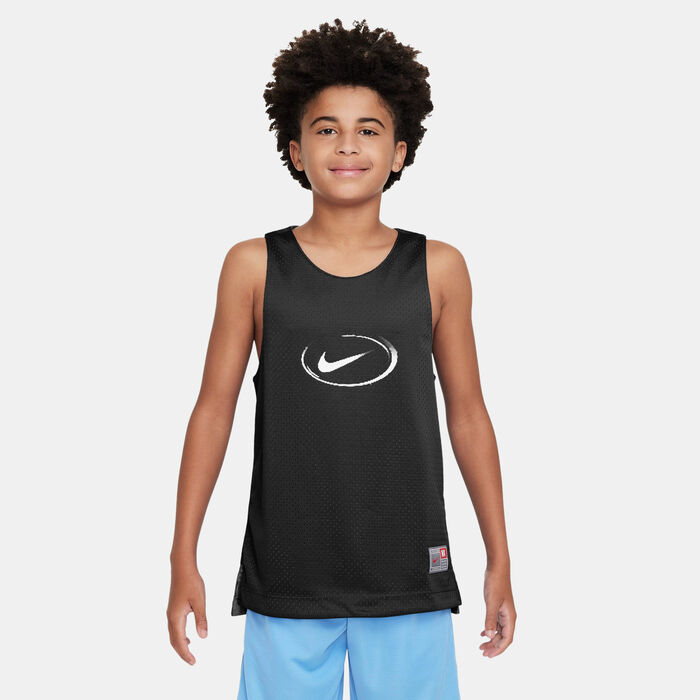 Nike Kids' Culture of Basketball Reversible Jersey Black Nike Kids' Culture of Basketball Reversible Jersey Black image number 0