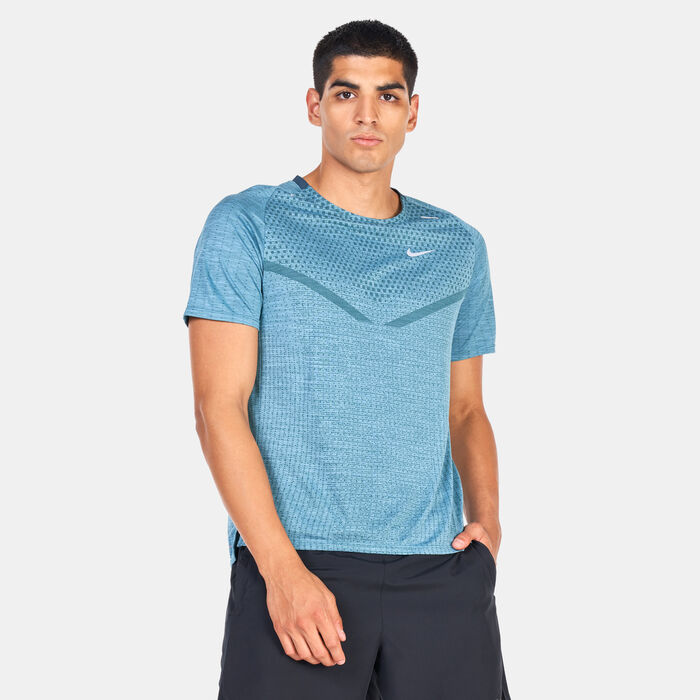 Nike Men's Dri-FIT ADV Techknit Ultra T-Shirt Green Nike Men's Dri-FIT ADV Techknit Ultra T-Shirt Green image number 0