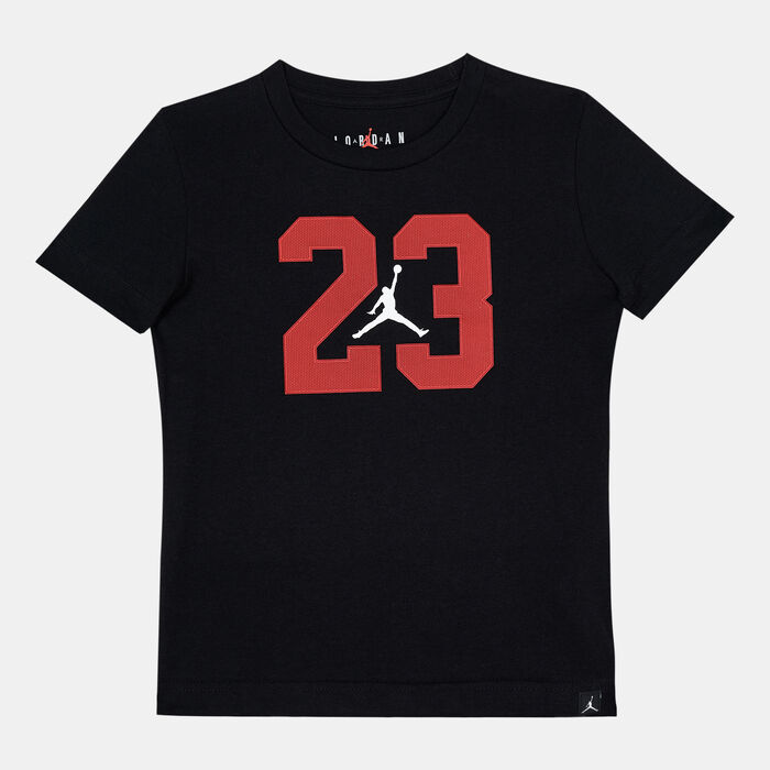 Jordan Kids' Iconic 23 Logo T-Shirt Black Jordan Kids' Iconic 23 Logo T-Shirt Black image number 0