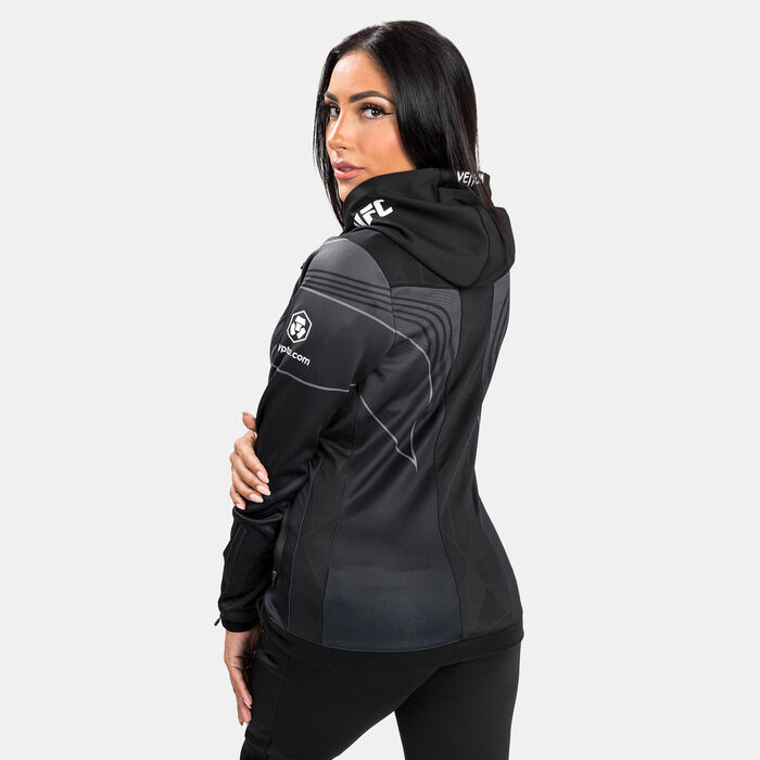 Venum Women's x UFC Authentic Fight Night 2.0 Walkout Hoodie Black Venum Women's x UFC Authentic Fight Night 2.0 Walkout Hoodie Black image number 1