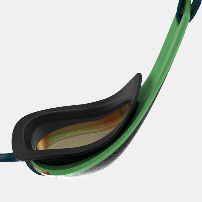 Speedo Fastskin Pure Focus Mirror Swimming Goggles Green Speedo Fastskin Pure Focus Mirror Swimming Goggles Green image number 2