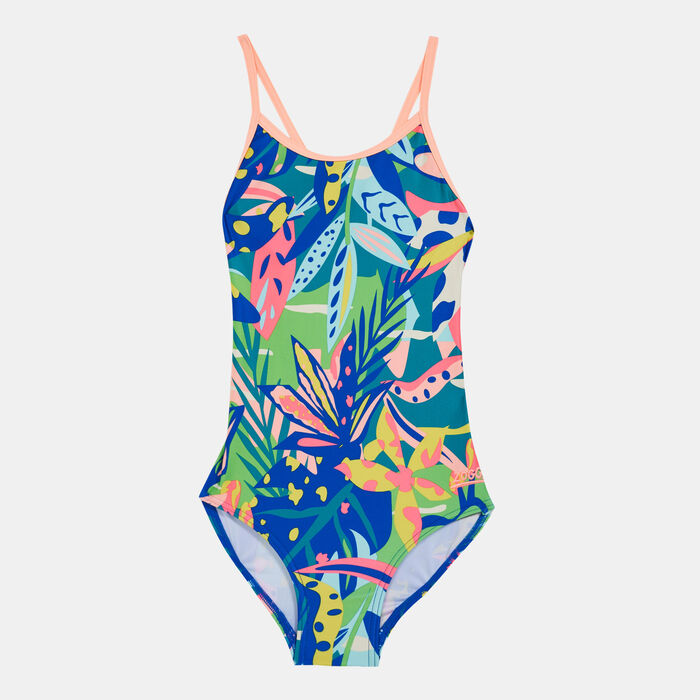 Zoggs Kids' Jungle Mix Starback One-Piece Swimming Suit Multi Zoggs Kids' Jungle Mix Starback One-Piece Swimming Suit Multi image number 0