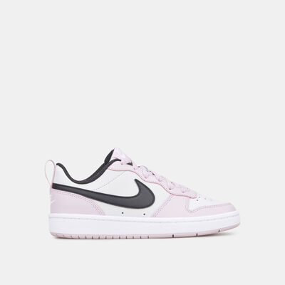 Nike Kids' Court Borough Low 2 Shoe (Older Kids) Grey