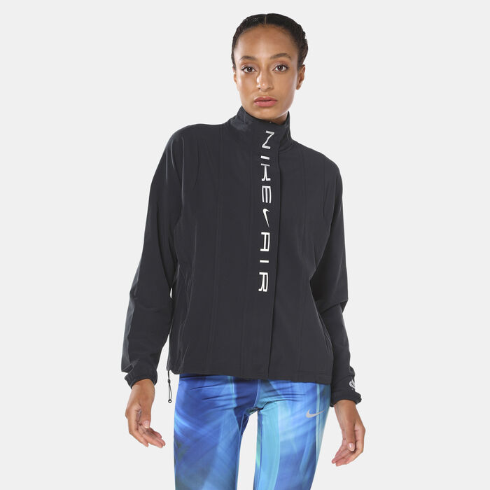 Nike Women's Air Dri-FIT Running Jacket Black image number 0
