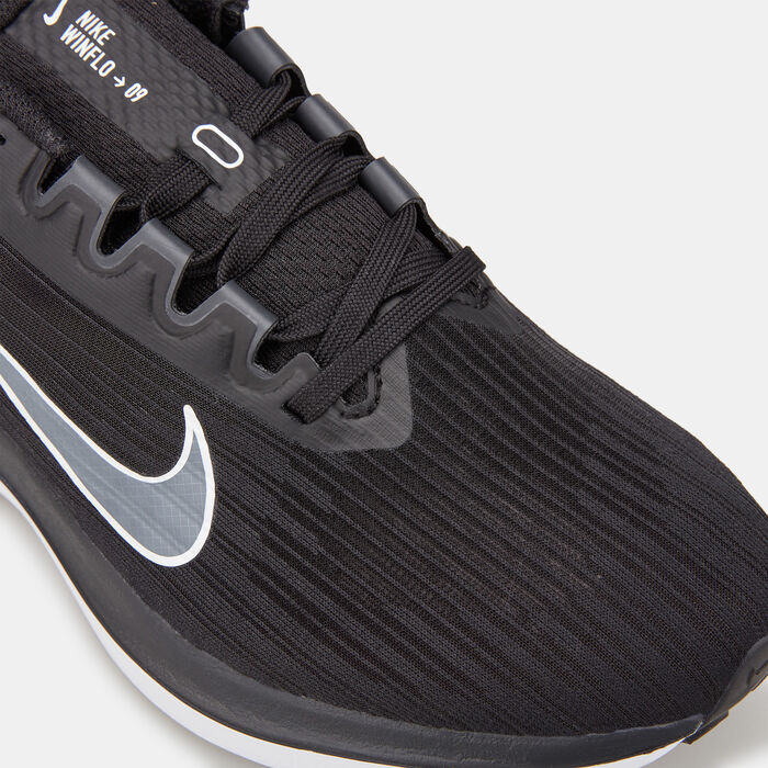 Nike Women's Air Winflo 9 Road Running Shoe Black image number 4