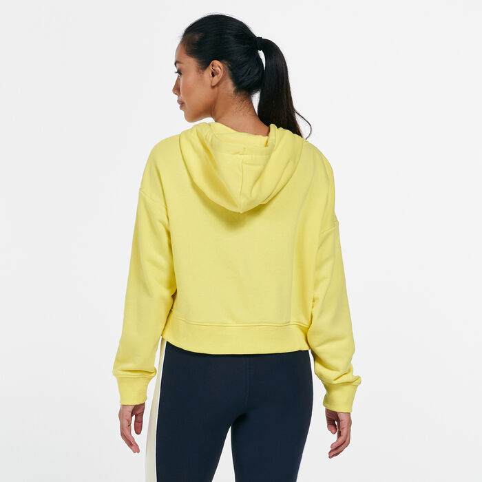 New Balance Women's Essentials Field Day Hoodie yellow New Balance Women's Essentials Field Day Hoodie yellow image number 1
