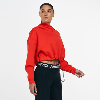 Nike Women's Pro Innovation Hoodie Red