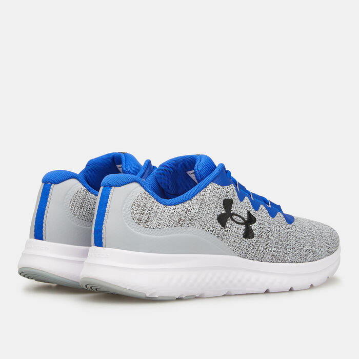 Under Armour Men's UA Charged Impulse 3 Knit Running Shoe Grey image number 3