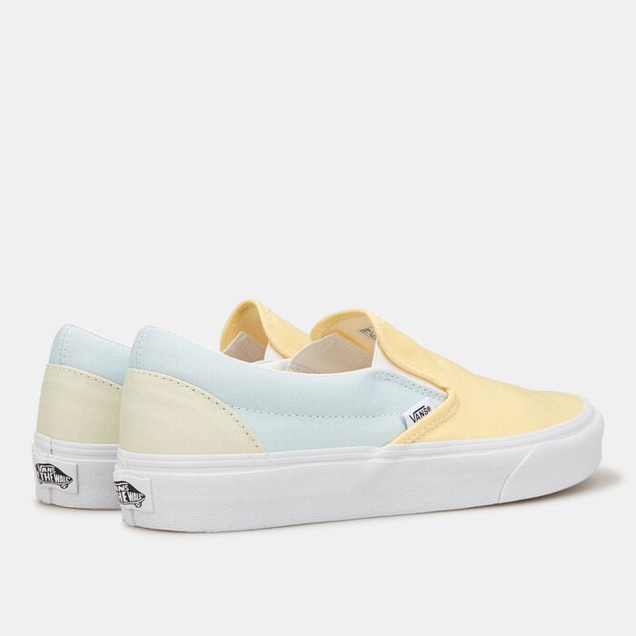 Vans Pastel Block Classic Slip-On Unisex Shoe Beige Vans Pastel Block Classic Slip-On Unisex Shoe Beige image number 2