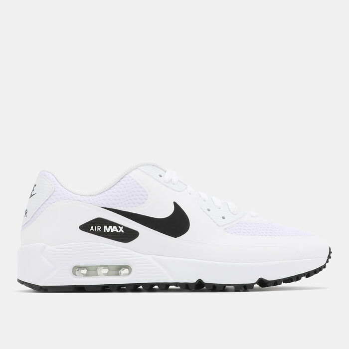 Nike Golf Men's Air Max 90 Golf Shoes White Nike Golf Men's Air Max 90 Golf Shoes White image number 0