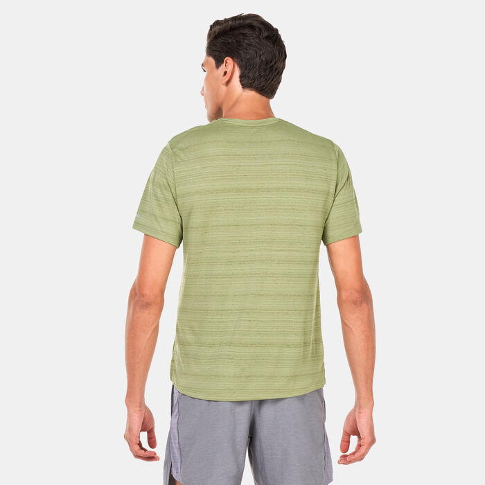 Nike Men's Dri-FIT Miler T-Shirt Green Nike Men's Dri-FIT Miler T-Shirt Green image number 1