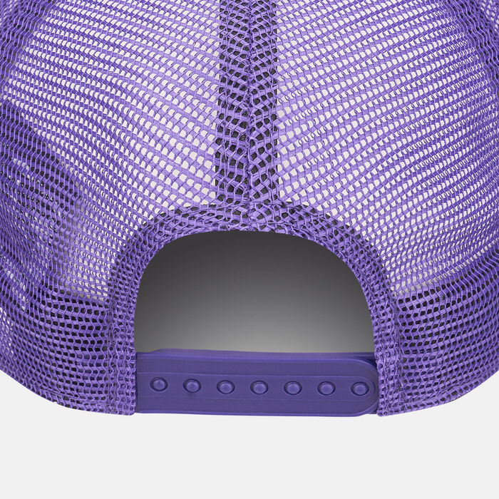 New Era Men's NBA Los Angeles Lakers Team Colour Trucker Cap Purple image number 1