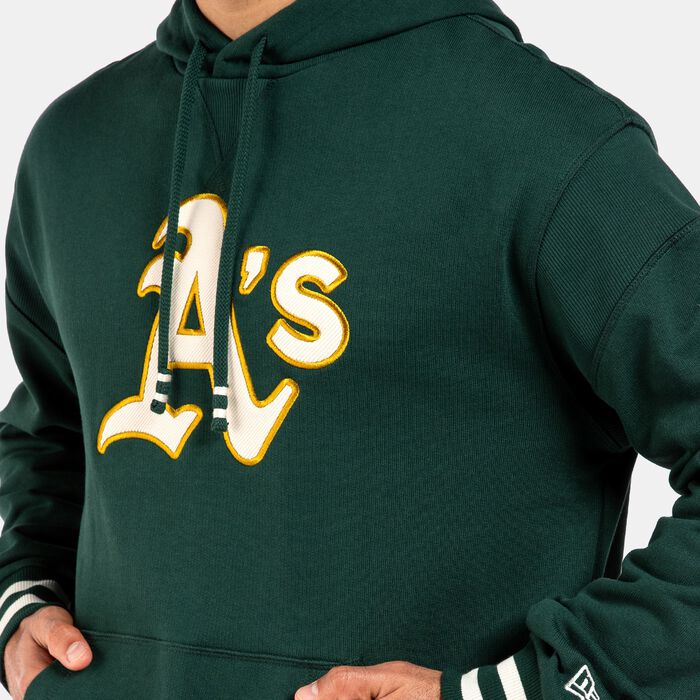 New Era Men's MLB Oakland Athletics Hoodie Green image number 3
