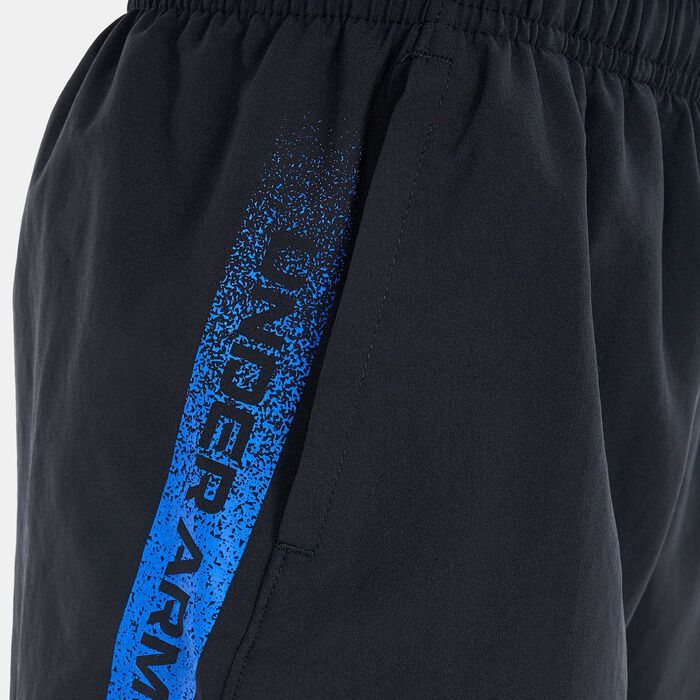 Under Armour Kids' UA Woven Graphic Shorts Black Under Armour Kids' UA Woven Graphic Shorts Black image number 3