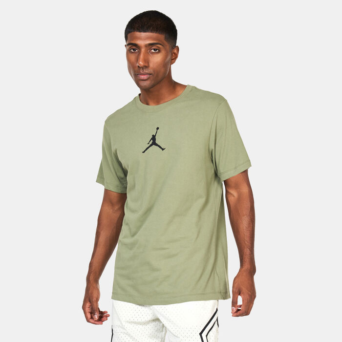 Jordan Men's Dri-FIT Jumpman T-Shirt Green Jordan Men's Dri-FIT Jumpman T-Shirt Green image number 0