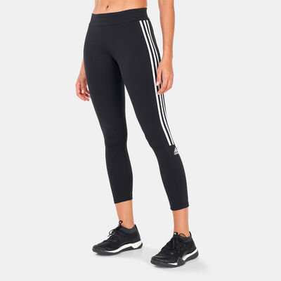 adidas Women's AEROREADY Designed to Move Cotton-Touch 7/8 Leggings Black adidas Women's AEROREADY Designed to Move Cotton-Touch 7/8 Leggings Black