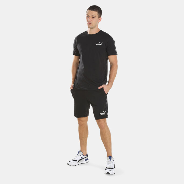 PUMA Men's Essentials+ Tape Shorts Black image number 2