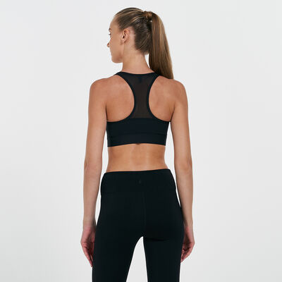 PUMA Women's Front Zip High Impact Sports Bra Black PUMA Women's Front Zip High Impact Sports Bra Black
