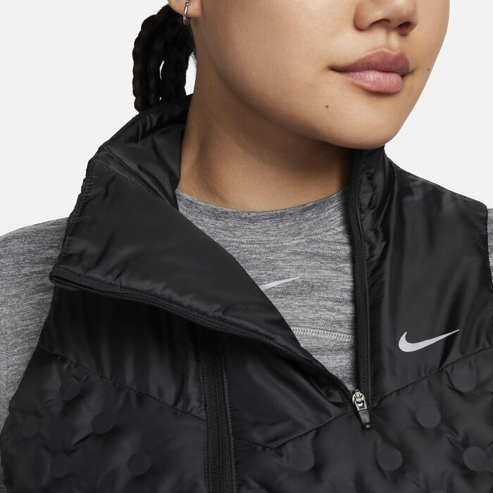 Nike Women's Therma-FIT ADV Repel AeroLoft Running Gilet Black Nike Women's Therma-FIT ADV Repel AeroLoft Running Gilet Black image number 3