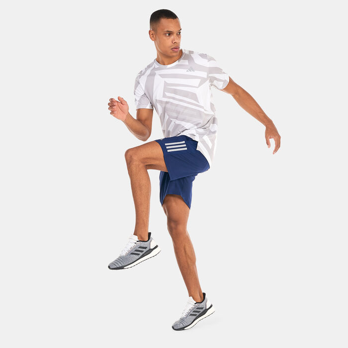 adidas Men's Own The Run Shorts Blue image number 2