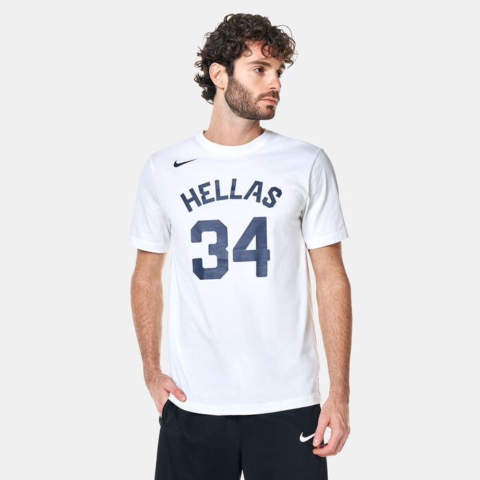 Nike Men's Greece T-Shirt White Nike Men's Greece T-Shirt White image number 0