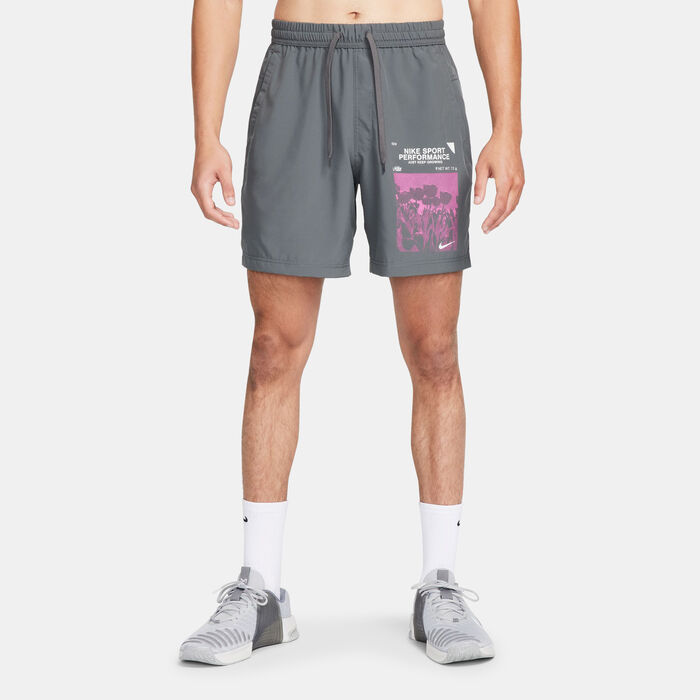 Nike Men's Form Dri-FIT Training Shorts Grey Nike Men's Form Dri-FIT Training Shorts Grey image number 0