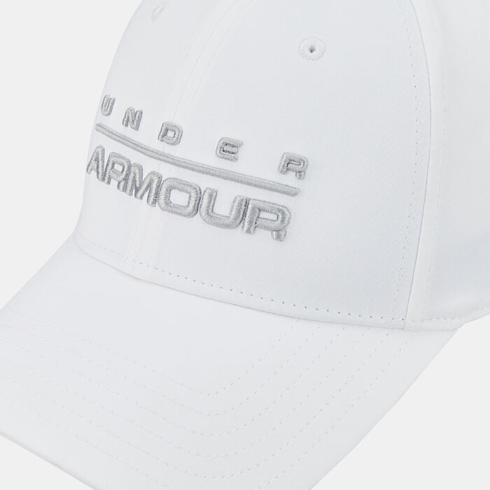 Under Armour Men's Wordmark Cap White image number 2