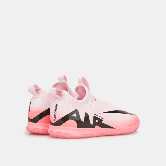 Nike Kids' Mercurial Vapor 15 Academy Indoor Court Football Shoes (Younger and Older Kids) Pink image number 2