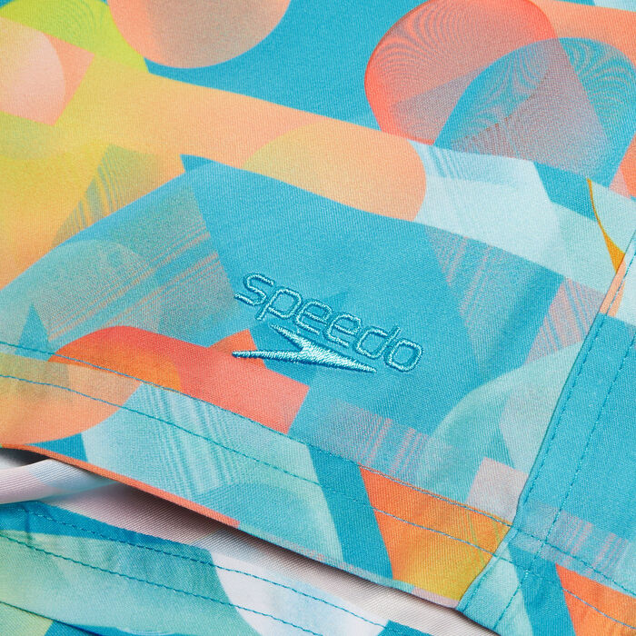 Speedo Kids' Digital Printed Swimming Shorts Blue image number 2