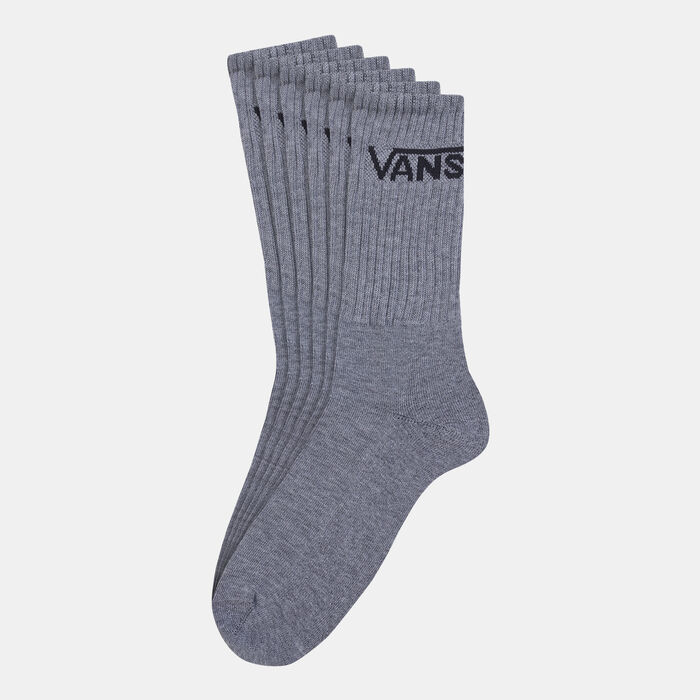 Vans Men's Classic Crew Socks (3 Pack) Grey image number 0