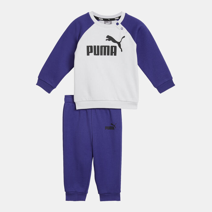 PUMA Kids' Minicats Essential Sweatshirt and Joggers Set Blue PUMA Kids' Minicats Essential Sweatshirt and Joggers Set Blue image number 0