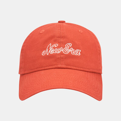 New Era Men's Logo 9TWENTY Cap Orange