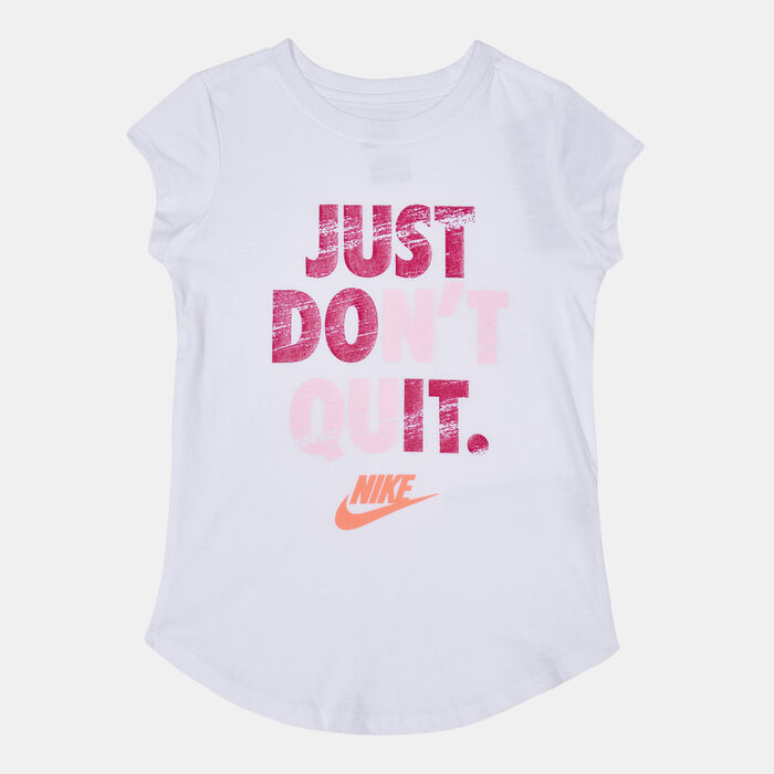 Nike Kids' Just Don't Quit T-Shirt White Nike Kids' Just Don't Quit T-Shirt White image number 0