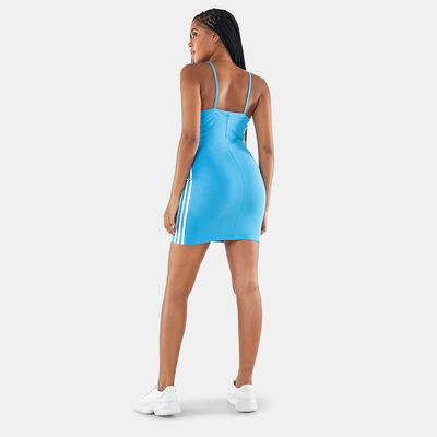 adidas Originals Women's Adicolor Classics Tight Summer Dress Blue