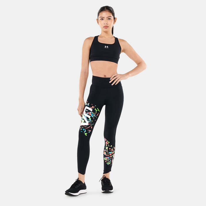 Under Armour Women's Mid-Support Training Sports Bra Black Under Armour Women's Mid-Support Training Sports Bra Black image number 2