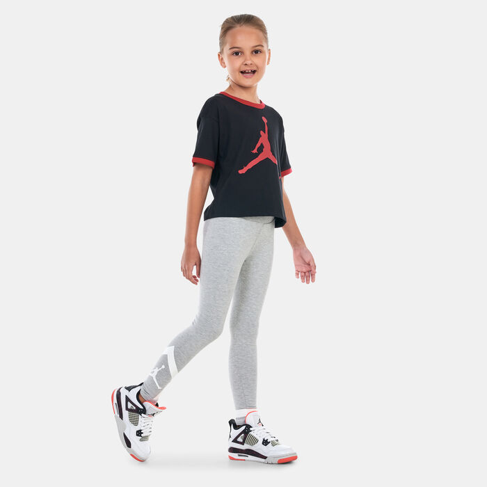 Jordan Kids; Essentials Ringer T-Shirt (Older Kids) Black Jordan Kids; Essentials Ringer T-Shirt (Older Kids) Black image number 2
