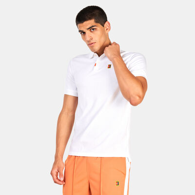 Nike Men's Polo Hertiage Shirt White Nike Men's Polo Hertiage Shirt White