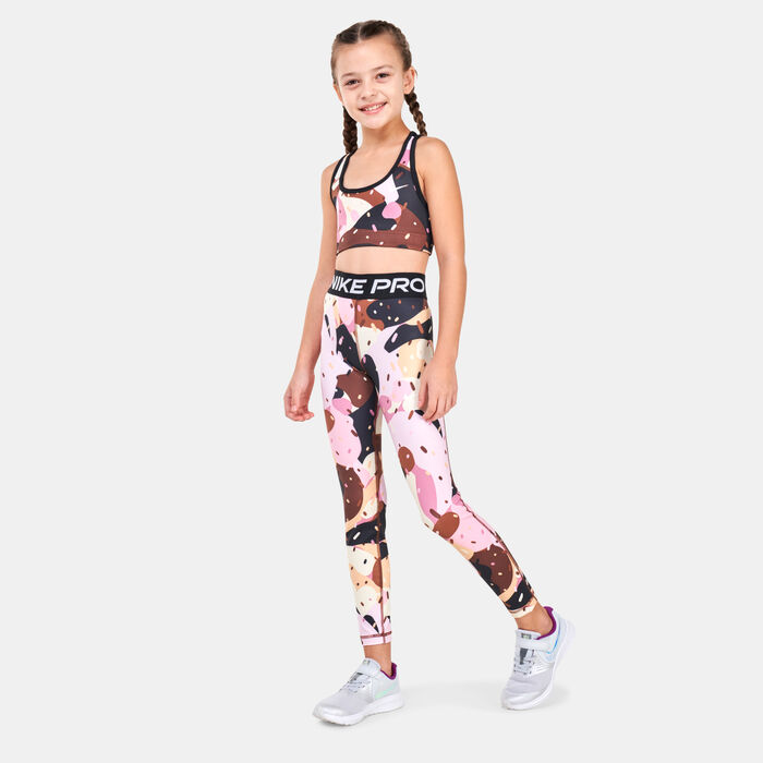 Nike Kids' Pro Dri-FIT Leggings (Older Kids) Black Nike Kids' Pro Dri-FIT Leggings (Older Kids) Black image number 2
