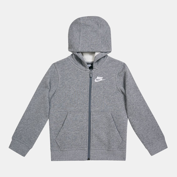 Nike Kids' Sportswear Club Hoodie (Older Kids) Grey Nike Kids' Sportswear Club Hoodie (Older Kids) Grey image number 0