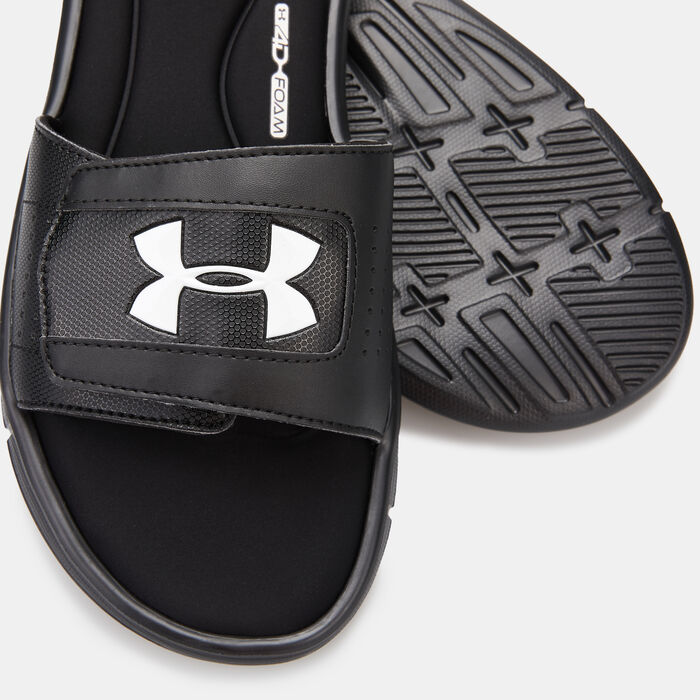 Under Armour Men's Ignite V Slides Black Under Armour Men's Ignite V Slides Black image number 2