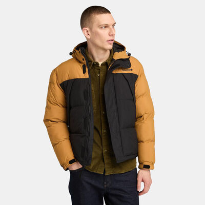 Timberland Men's Durable Water-Repellent Puffer Jacket Brown