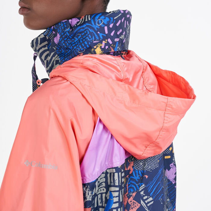 Columbia Women's Columbia Park™ Windbreaker Blue Columbia Women's Columbia Park™ Windbreaker Blue image number 3