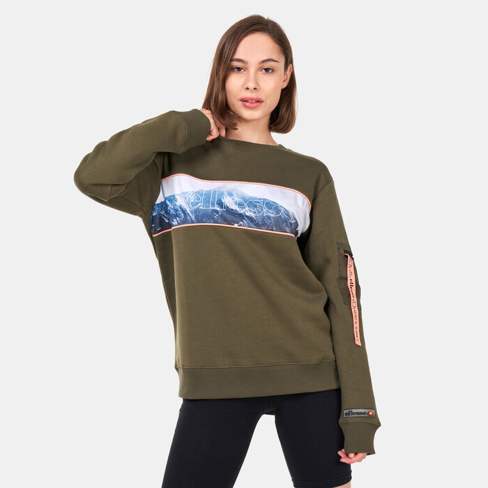 ellesse Women's Colline Sweatshirt Brown ellesse Women's Colline Sweatshirt Brown image number 0