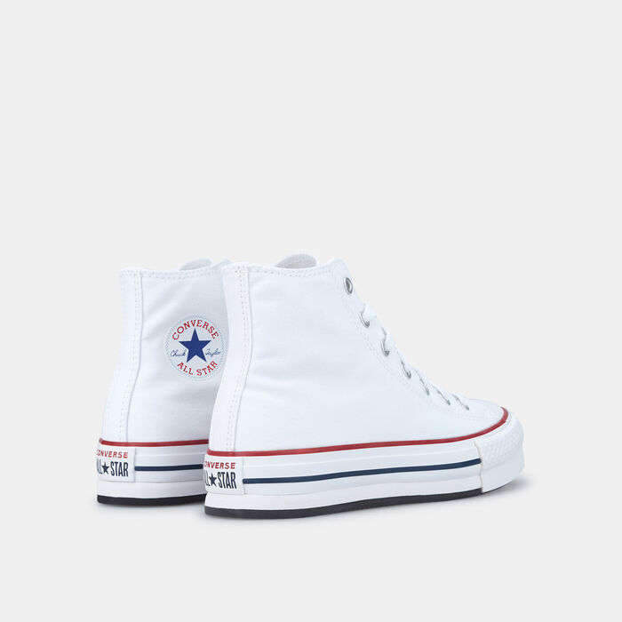 Converse Kids' Chuck Taylor All Star EVA Lift Hi Unisex Shoe White image number 2