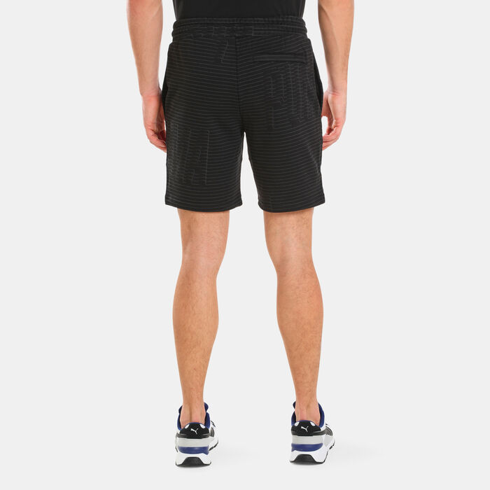 PUMA Men's SWxP TR All-Over-Print Shorts Black PUMA Men's SWxP TR All-Over-Print Shorts Black image number 1