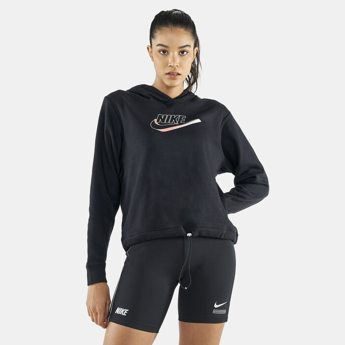 Nike Women's Sportswear Fleece Hoodie Black Nike Women's Sportswear Fleece Hoodie Black image number 0