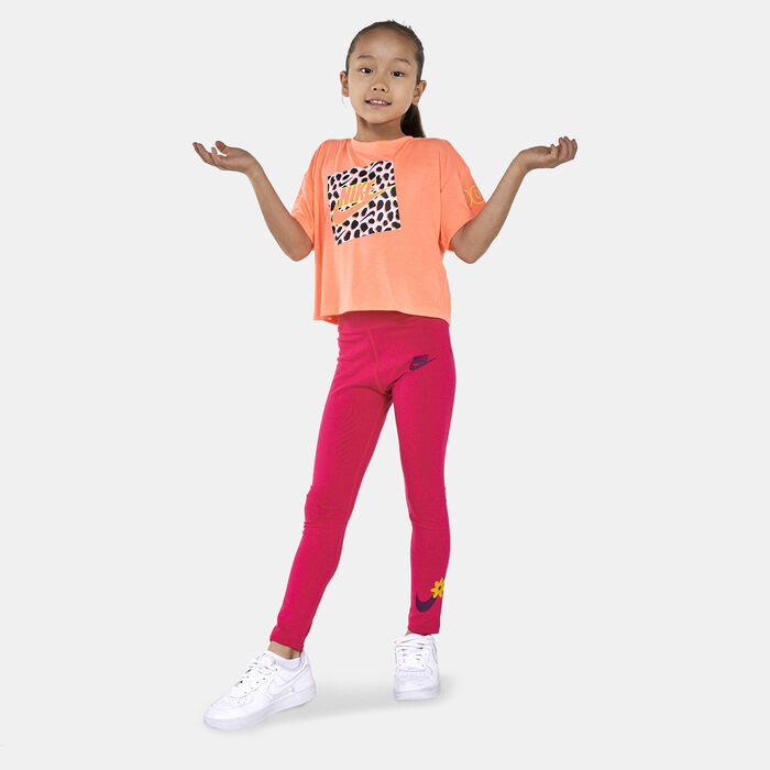 Nike Kids' Graphic Print T-Shirt Orange Nike Kids' Graphic Print T-Shirt Orange image number 2