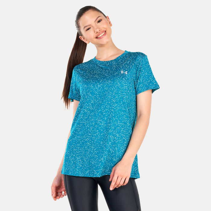 Under Armour Women's UA Tech™ Nova T-Shirt Green Under Armour Women's UA Tech™ Nova T-Shirt Green image number 0