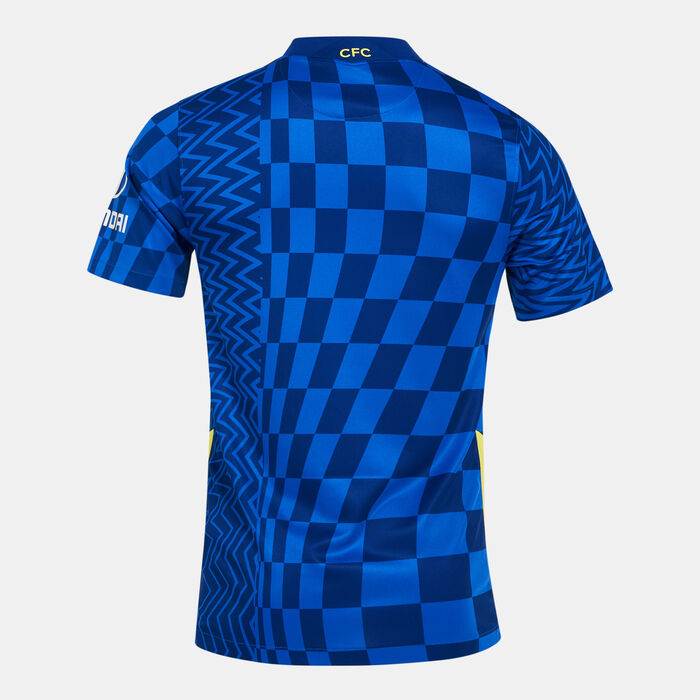 Nike Men's Chelsea F.C. 2021/22 Stadium Home Football Jersey Blue image number 1